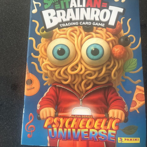 Brainrot trading card album