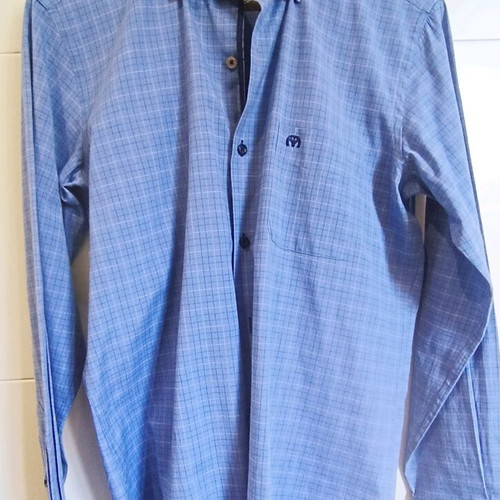 Makis Tselios Fashion blue shirt like new, size M