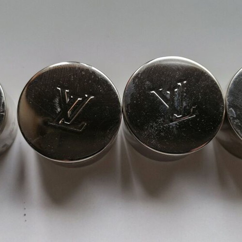 Louis Vuitton Bougies de Voyage plexiglass case and candle set, vintage