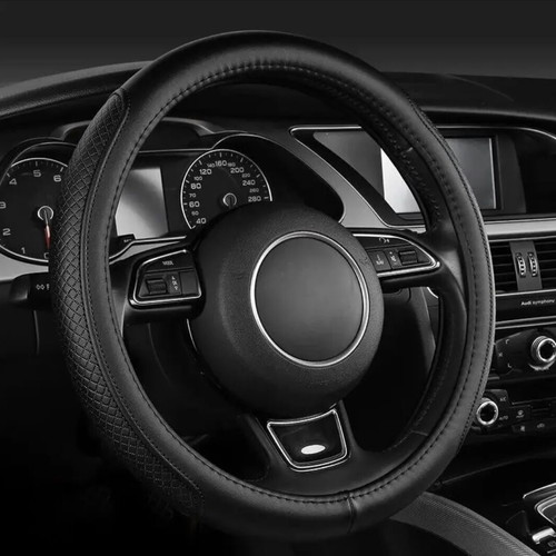 Car Steering Wheel Cover New Black Universal Anti-Slip