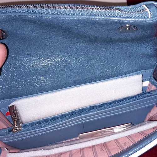 Doca Wallet New Blue With Multiple Compartments