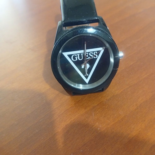 Guess wristwatch, black and white, women's