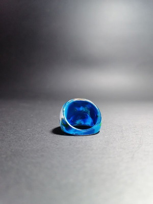 Ring size 52.5 like new, blue multicolor