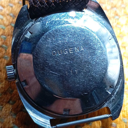 Vintage Dugena automatic watch used, diameter 37mm