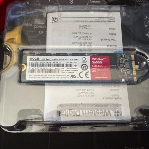 Western Digital Red M2 SSD 500GB new, SATA
