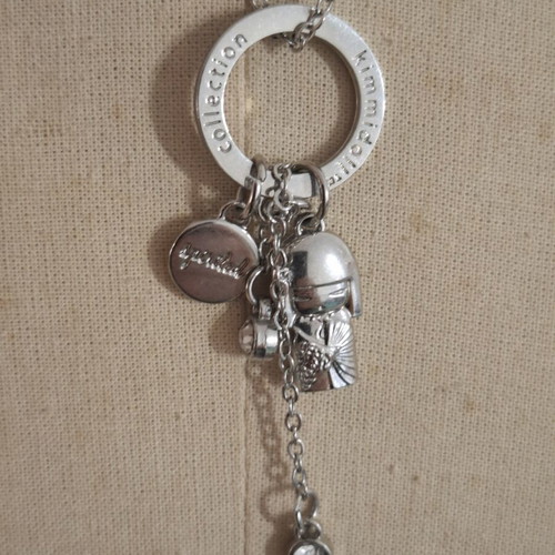 Kimmidoll Silver Pendant Necklace like new