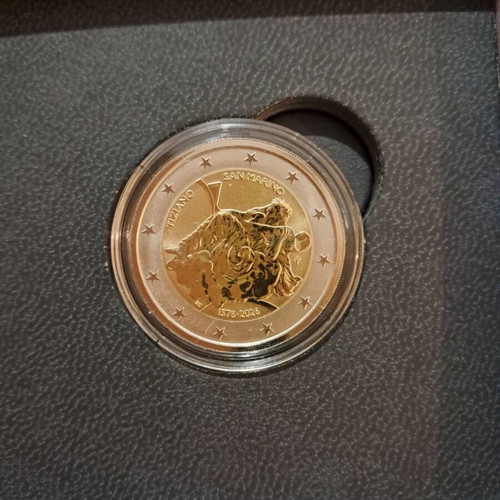 San Marino 2 Euro 2026 Tiziano Reverse Proof coin new in case