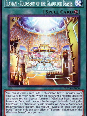 Yu-Gi-Oh! Flavian - Colosseum of the Gladiator Beasts Spell Card like new