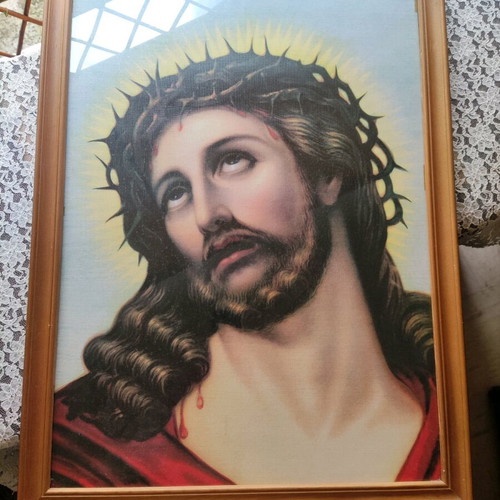 Christ image like new, size 56x76