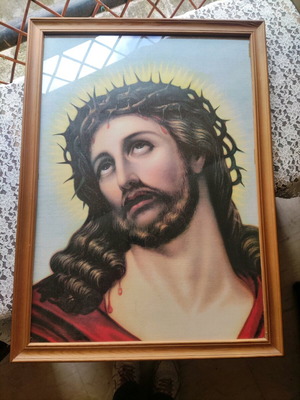 Christ image like new, size 56x76