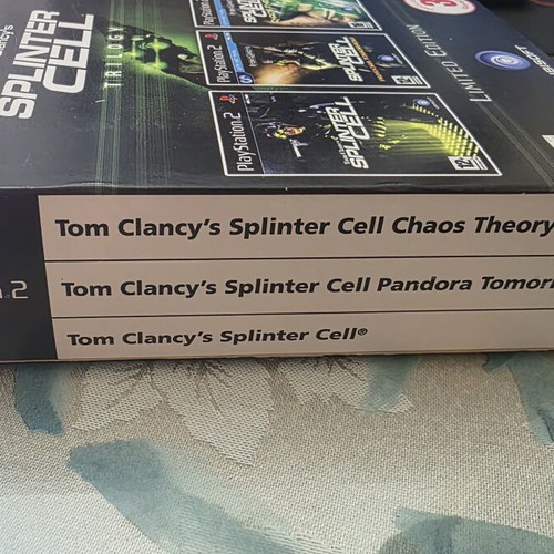 Tom Clancy's Splinter Cell Trilogy Limited Edition for Sony PS2 like new