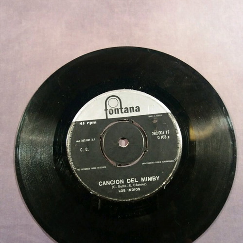 Los Indios-Historia de un amor 7" used, set of 5