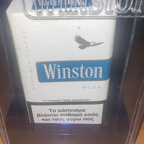 Winston Camel promotional pack used, limited edition with plexiglass