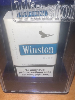 Winston Camel promotional pack used, limited edition with plexiglass