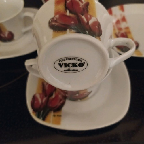 Coffee cups for Greek coffee like new, set of 4 pieces