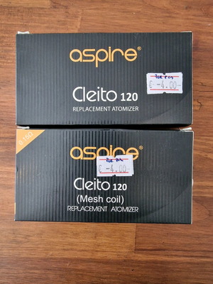 Aspire Cleito 120 coils new bundle 19 pieces 0.15-0.16ohms
