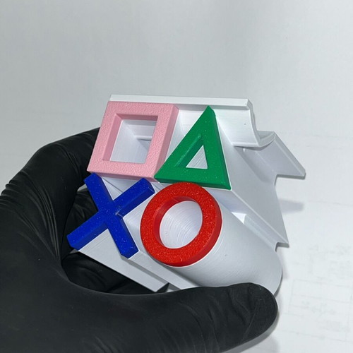 Βάση για χειριστήριο PS5 με design PlayStation buttons κατόπιν παραγγελίας