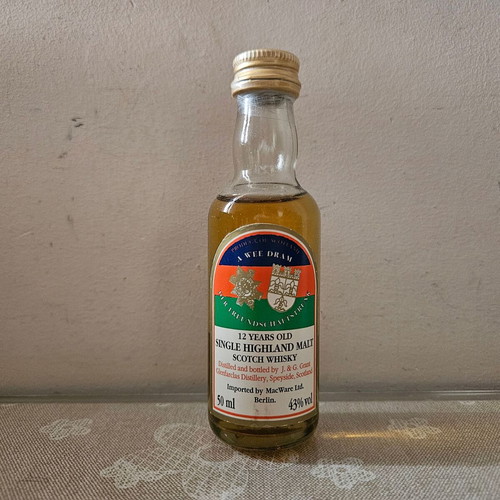 Glenfarclas 12yo "A Wee Drum" single malt whisky miniature new
