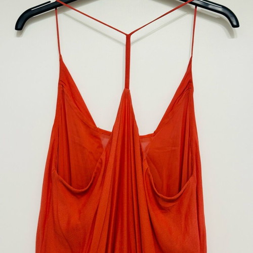 Zara orange maxi dress like new