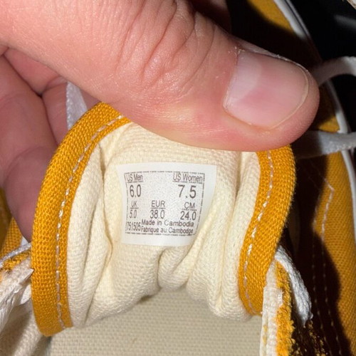 Vans γυναικεία αθλητικά παπούτσια πορτοκαλί μεταχειρισμένα, νούμερο 38