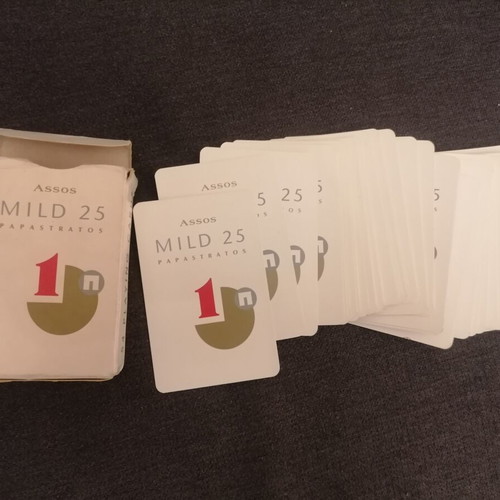 Papastratos Assos Promotional Playing Cards used