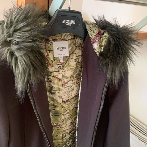 Moschino jacket like new, women's size M, dark khaki