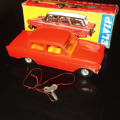 Opel Kadett wind-up toy used from Elvip 70s with box