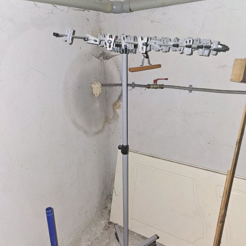 Store equipment with hangers and wall panels like new