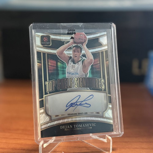 25-26 Panini EuroLeague Select Tomasevic Auto/75 Panathinaikos card