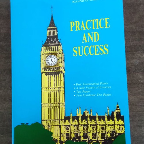 Practice and Success book used, 176 pages