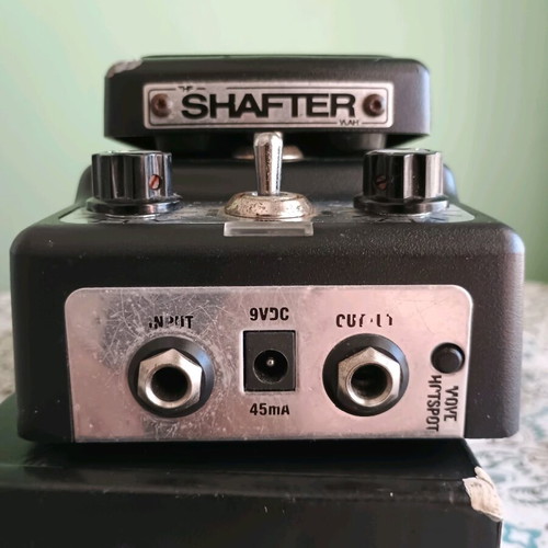 T rex Shafter wah wah pedal used with box