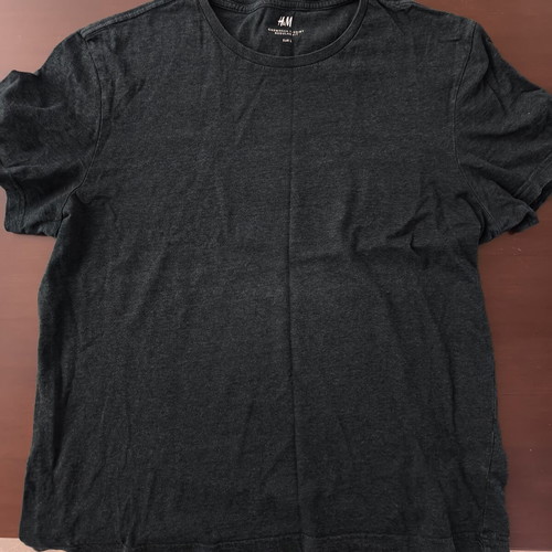 H&M men's T-shirt set, Brooklyn print medium & plain cypress large