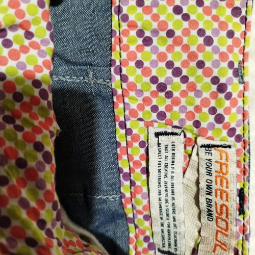 Freesoul denim bermuda shorts like new with belt and pleats