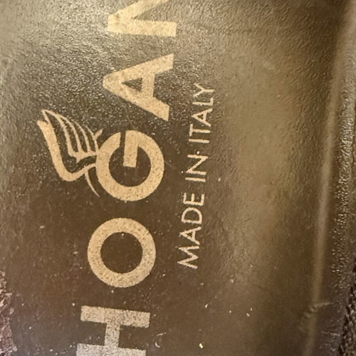 Hogan Brown Leather and Mesh Sneakers used, UK 6 EU 40