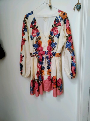 Sézane μίνι φόρεμα σαν καινούργιο, λινό, μέγεθος 34