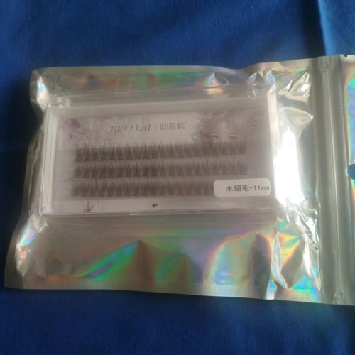 Jie Li Lai eyelashes 60 clusters 11mm new