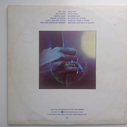 Jimi Hendrix Notion Picture Soundtrack 2LP used, rock
