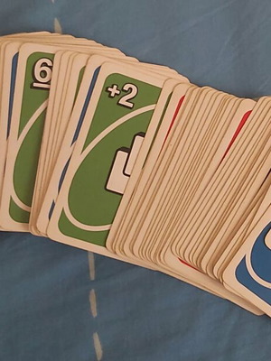 Uno card game deck