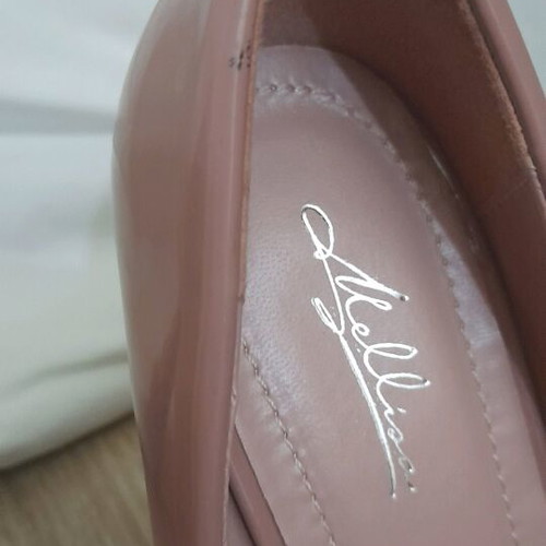 Mellisa pink patent leather pumps new, size 36