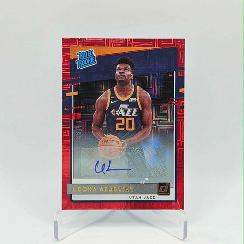 Panini Donruss Choice Udoka Azubuike Red Rated Rookie Autograph card like new