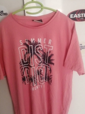 T shirt District75 καινούργιο, μέγεθος XL, ροζ