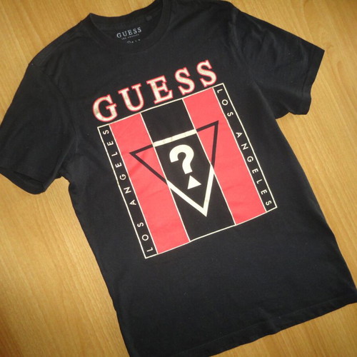 Guess men's t-shirt size S like new, black, 100% cotton