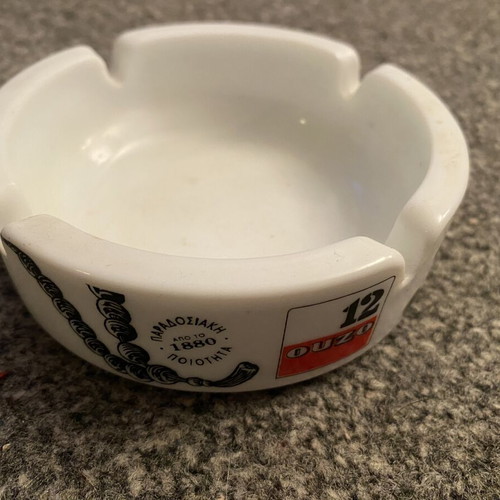 Ouzo ashtray like new, 12 ouzo
