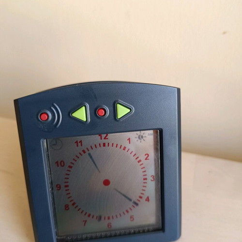 Playmobil clock used, works complete with batteries