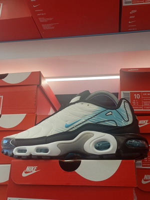 Nike Tn athletic shoes new, white and blue
