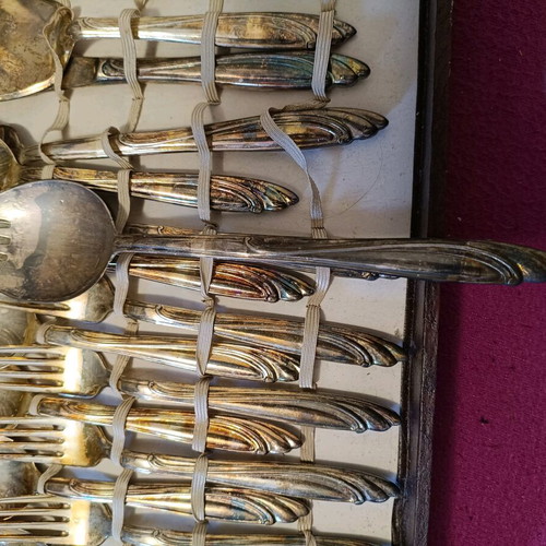 Silver Cutlery Set 77 Pieces Unused, 800 Silver in Case