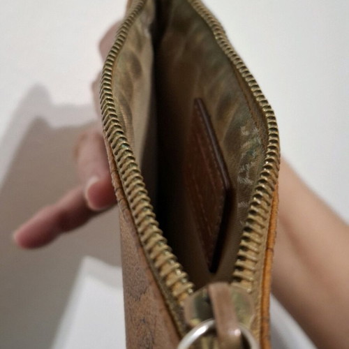 Alviero Martini 1a Classe wallet used, brown 19x12