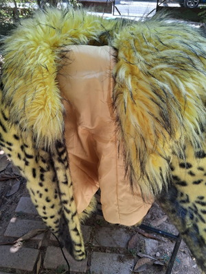 A-Style women's jacket like new, thick with hood, yellow