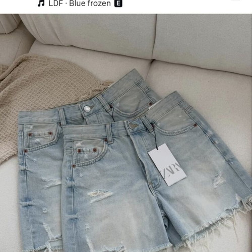 Zara shorts, blue, size L-XL