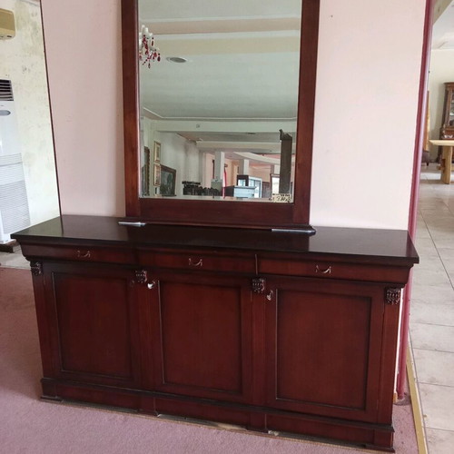 Classic buffet new, dark walnut color